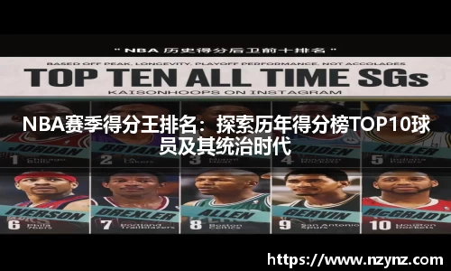 NBA赛季得分王排名：探索历年得分榜TOP10球员及其统治时代